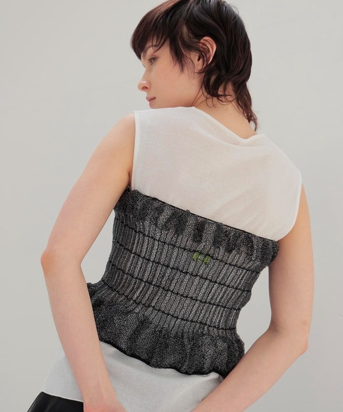 トップス odam02 セール】ODAKHA / specter tube top(スペクターチューブトップ OH25SS