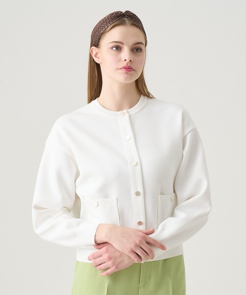 今期ANAYI アナイ サマースムースブルゾン ブラック 黒 2025年新作 セール】サマースムースブルゾン（ブルゾン）｜ANAYI（アナイ）の