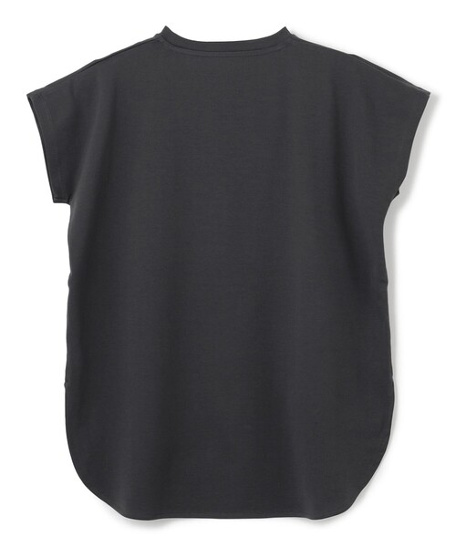 UNFILO（アンフィーロ）の「【新色追加】BEAUTY FORM-Tコットン ロゴフレンチT（Tシャツ/カットソー・レディース・グレー系1/ホワイト系2/ホワイト系1/ライトグレー系1/ベージュ系1/ネイビー系1/ダークブラウン系3/ライトグレー系2/ホワイト系3/ブラック系2・SMALL/MEDIUM/LARGE）」の19枚目の写真