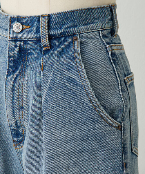 試着のみ⭐︎BEARDSLEY <FRIPIER> デニムハオリ ドロストストレートデニム《FRIPIER》 | BEARDSLEY(ビアズリー