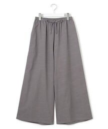 【WOMEN】リネンライクリラックス ワイドパンツ