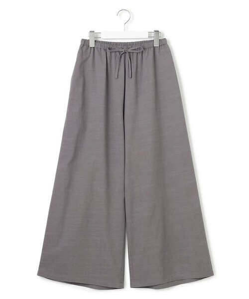 J.PRESS YORK STREET(ジェイプレスヨークストリート)の「【WOMEN】リネンライクリラックス ワイドパンツ(その他パンツ・レディース・グレー系/ライトグリーン系/ネイビー系/ダルブルー系/ブラック系3・F)」の1枚目の写真