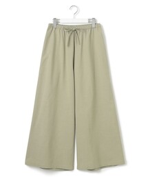 【WOMEN】リネンライクリラックス ワイドパンツ