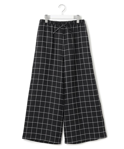 J.PRESS YORK STREET(ジェイプレスヨークストリート)の「【WOMEN】リネンライクリラックス ワイドパンツ(その他パンツ・レディース・グレー系/ライトグリーン系/ネイビー系/ダルブルー系/ブラック系3・F)」の9枚目の写真