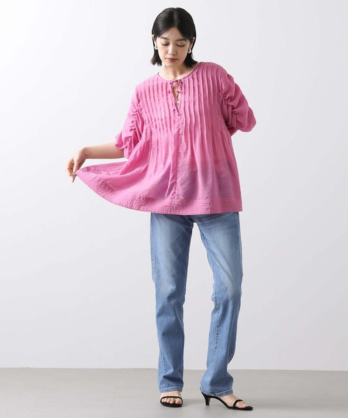 【TORRAZZO DONNA】シアータック５分２ｗａｙブラウス Torrazzo Donna（トラッゾドンナ）の「シアータック5分2way