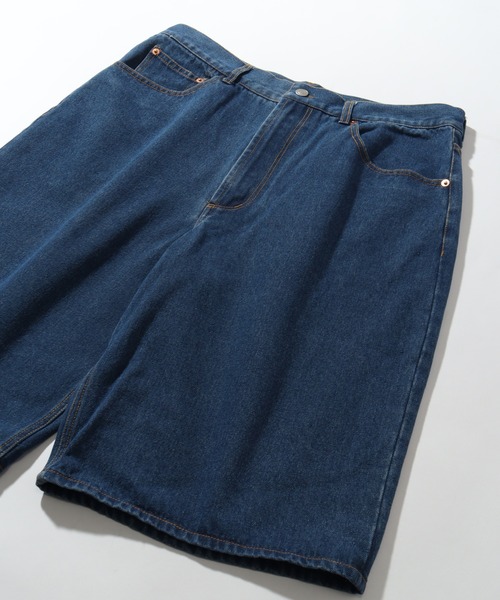 FIRST DOWN（ファーストダウン）の「【FIRST DOWN/ファーストダウン】BAGGY FIT SHORT JEAN/ バギーフィット ショートジーン（デニムパンツ・メンズ・ネイビー/ライトブルー/ブラック・XL/L/M）」の20枚目の写真