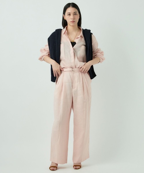 Chaos(カオス)の「Chaos(カオス)/カルーラリネンパンツ ◆セットアップ可◆(その他パンツ・レディース・ピンク/ブラウン・FREE)」の6枚目の写真