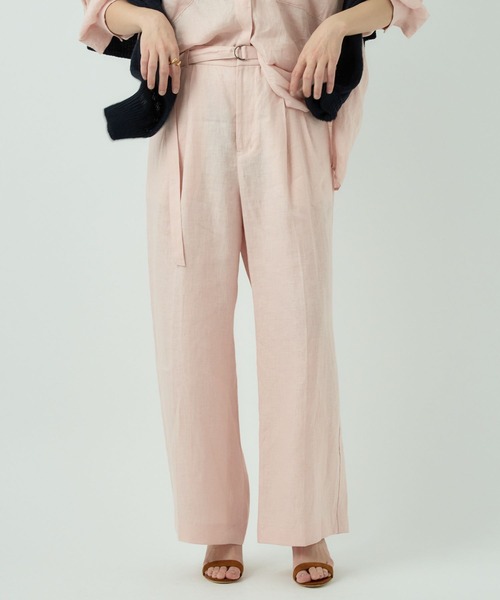 Chaos(カオス)の「Chaos(カオス)/カルーラリネンパンツ ◆セットアップ可◆(その他パンツ・レディース・ピンク/ブラウン・FREE)」の7枚目の写真