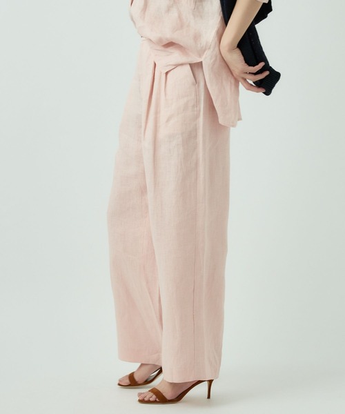 Chaos(カオス)の「Chaos(カオス)/カルーラリネンパンツ ◆セットアップ可◆(その他パンツ・レディース・ピンク/ブラウン・FREE)」の8枚目の写真