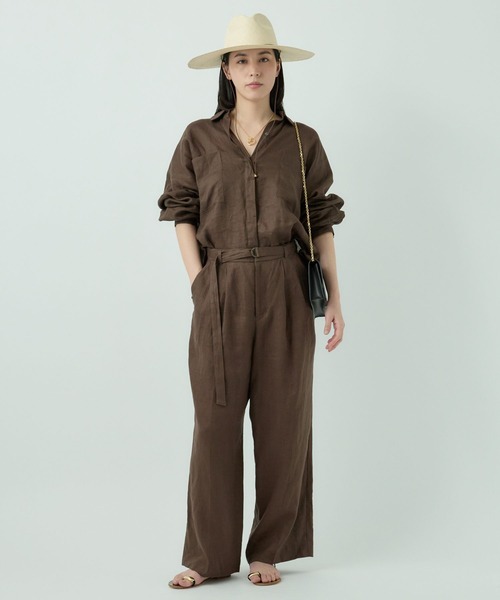 Chaos(カオス)の「Chaos(カオス)/カルーラリネンパンツ ◆セットアップ可◆(その他パンツ・レディース・ピンク/ブラウン・FREE)」の10枚目の写真