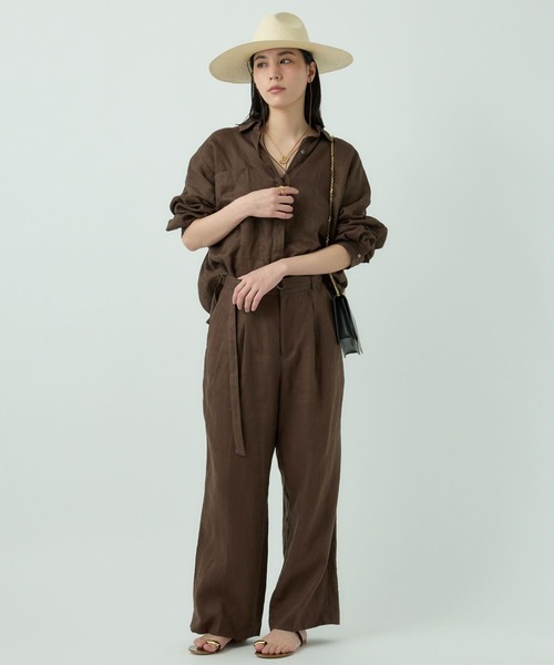 Chaos(カオス)の「Chaos(カオス)/カルーラリネンパンツ ◆セットアップ可◆(その他パンツ・レディース・ピンク/ブラウン・FREE)」の11枚目の写真