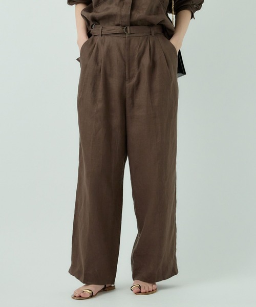 Chaos(カオス)の「Chaos(カオス)/カルーラリネンパンツ ◆セットアップ可◆(その他パンツ・レディース・ピンク/ブラウン・FREE)」の14枚目の写真