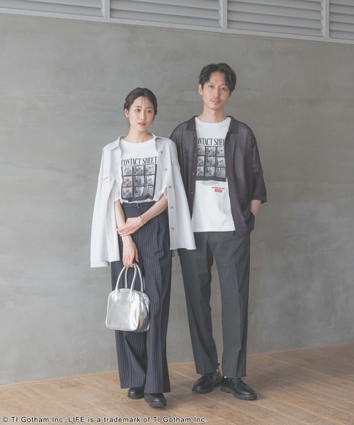 GLOBAL WORK（グローバルワーク）の「LIFE PICTURE COLLECTION＊プリントT半袖/329188（Tシャツ/カットソー・レディース・オフホワイト/ホワイト系その他6/ホワイト系その他7・MEDIUM/X-LARGE）」の4枚目の写真