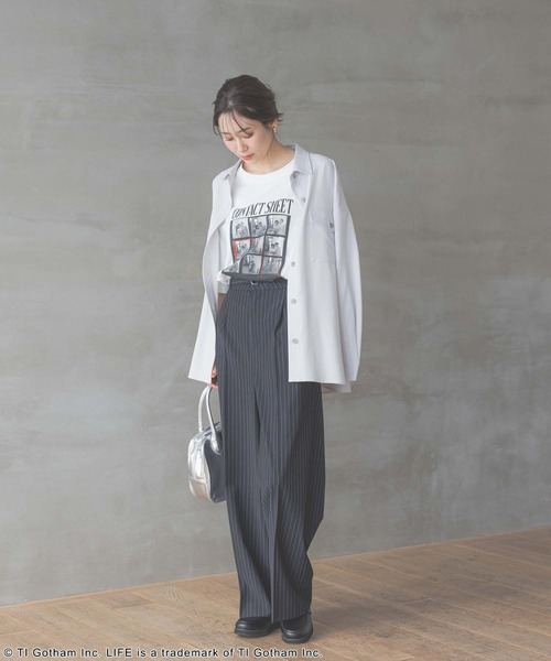 GLOBAL WORK（グローバルワーク）の「LIFE PICTURE COLLECTION＊プリントT半袖/329188（Tシャツ/カットソー・レディース・オフホワイト/ホワイト系その他6/ホワイト系その他7・MEDIUM/X-LARGE）」の14枚目の写真