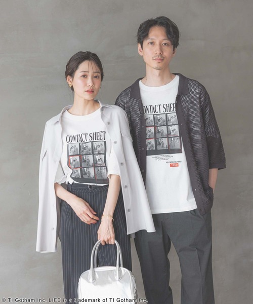 GLOBAL WORK（グローバルワーク）の「LIFE PICTURE COLLECTION＊プリントT半袖/329188（Tシャツ/カットソー・レディース・オフホワイト/ホワイト系その他6/ホワイト系その他7・MEDIUM/X-LARGE）」の11枚目の写真