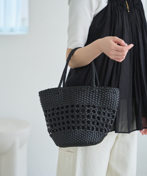 LE TALON(ルタロン)の「LE TALON MESH SOFTバスケット(トートバッグ・レディース・ブラック/アイボリー/シルバー・FREE)」の11枚目の写真
