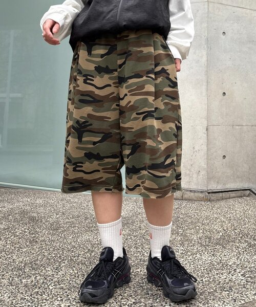 CIAOPANIC TYPY（チャオパニックティピー）の「【UNISEX】アソート柄スウェットハーフパンツ（その他パンツ・レディース・グレー/チャコールグレー/カーキ・MEDIUM/LARGE）」の5枚目の写真