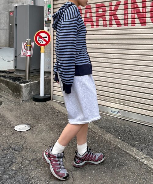 CIAOPANIC TYPY（チャオパニックティピー）の「【UNISEX】アソート柄スウェットハーフパンツ（その他パンツ・レディース・グレー/チャコールグレー/カーキ・MEDIUM/LARGE）」の15枚目の写真