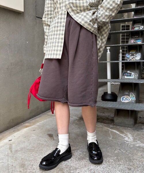 CIAOPANIC TYPY（チャオパニックティピー）の「【UNISEX】アソート柄スウェットハーフパンツ（その他パンツ・レディース・グレー/チャコールグレー/カーキ・MEDIUM/LARGE）」の21枚目の写真