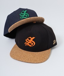 7Union（セブンユニオン）の「7UNION CORKS THUNDER LOGO SNAP コルク＆デニム 5パネルキャップ（キャップ）」