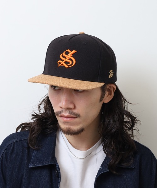 7Union(セブンユニオン)の「7UNION CORKS THUNDER LOGO SNAP コルク&デニム 5パネルキャップ(キャップ・メンズ・インディゴブルー/ブラック・FREE)」の16枚目の写真
