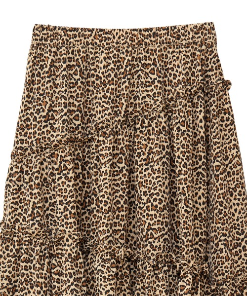 Candy Stripper（キャンディストリッパー）の「ANIMAL TIERED スカート（スカート・レディース・オフホワイト/ベージュ・FREE）」の13枚目の写真