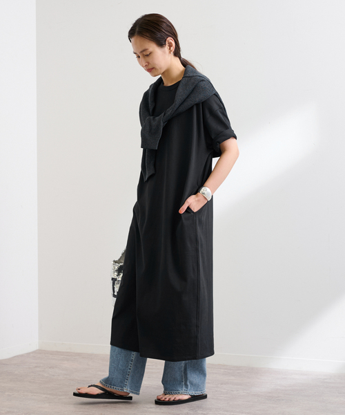 FRAMeWORK(フレームワーク)の「T-SHIRTドレス(ワンピース・レディース・ブラック/ブラウン・36/38)」の12枚目の写真