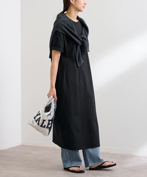 FRAMeWORK(フレームワーク)の「T-SHIRTドレス(ワンピース・レディース・ブラック/ブラウン・36/38)」の15枚目の写真