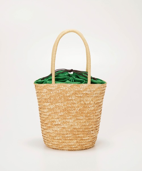 カゴバッグ✨美品✨トプカピ　TREASURE TOPKAPI ストロー トート TREASURE TOPKAPI】 アニマル カゴバッグ【ハシビロコウ/ パンダ