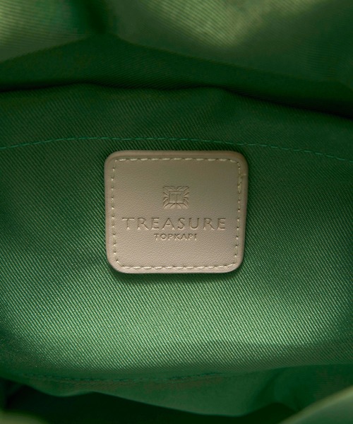TREASURE TOPKAPI(トレジャートプカピ)の「【TREASURE TOPKAPI】アニマル カゴバッグ(トートバッグ・レディース・ピンク/イエロー/グリーン/オレンジ系その他2/オリーブドラブ・FREE)」の14枚目の写真