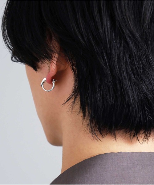 セール】【生産終了モデル】“BASIC”クロッシングピアス（ウロボロス