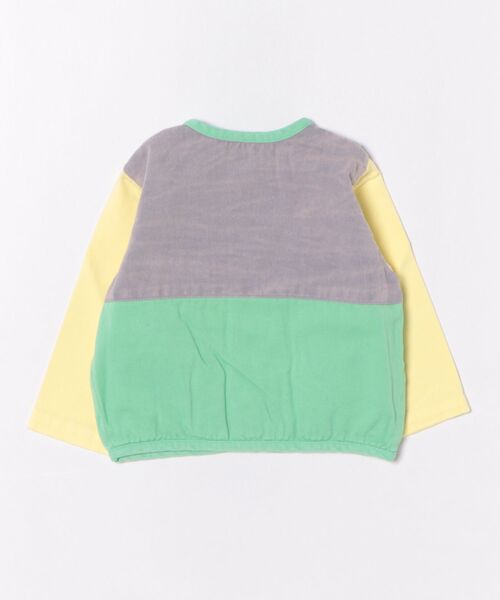 BOBO CHOSES(ボボショーズ)の「Color block woven jacket(ノーカラージャケット・キッズ・マルチ・24MONTH/18MONTH/12MONTH/9MONTH/6MONTH)」の6枚目の写真