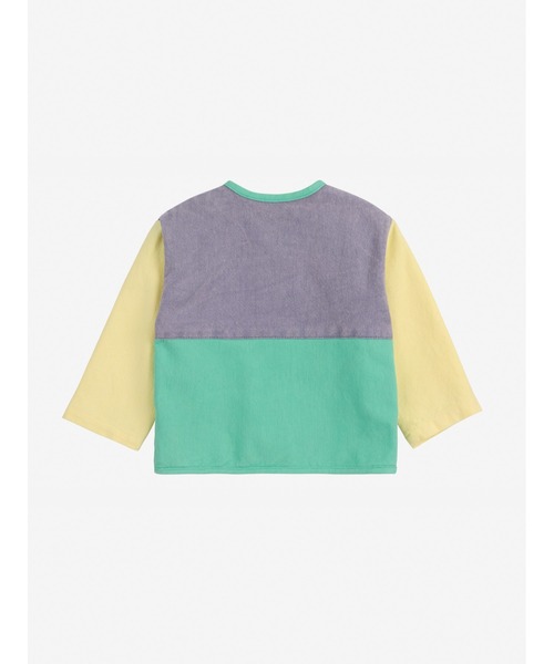 BOBO CHOSES(ボボショーズ)の「Color block woven jacket(ノーカラージャケット・キッズ・マルチ・24MONTH/18MONTH/12MONTH/9MONTH/6MONTH)」の2枚目の写真