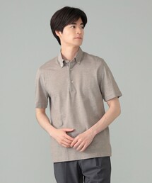 BRILLA per il gusto | 【別注】GUY ROVER / ボタンダウン カノコ メランジ ポロシャツ(ポロシャツ)