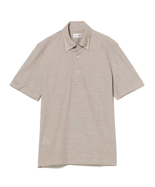 BRILLA per il gusto（ブリッラペルイルグースト）の「【別注】GUY ROVER / ボタンダウン カノコ メランジ ポロシャツ（ポロシャツ・メンズ・インディゴブルー/ブラウン系その他4・L/M/S/XS/XL）」の7枚目の写真