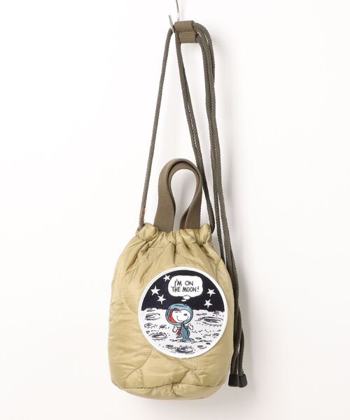 HOUSTON(ヒューストン)の「HOUSTON / PEANUTS EFFECT BAG(FLYING ACE/ASTRONATS) / 6886/6887(ショルダーバッグ・レディース・ベージュ系その他/ベージュ/ブラック/ブラック系その他・ONESIZE)」の13枚目の写真