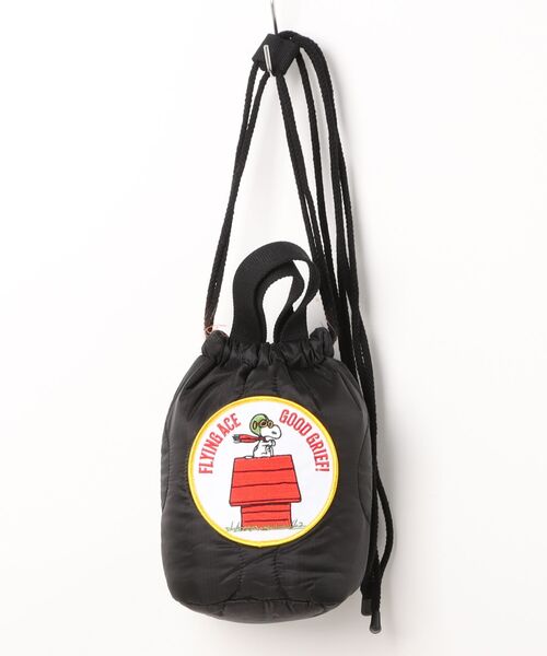 HOUSTON(ヒューストン)の「HOUSTON / PEANUTS EFFECT BAG(FLYING ACE/ASTRONATS) / 6886/6887(ショルダーバッグ・レディース・ベージュ系その他/ベージュ/ブラック/ブラック系その他・ONESIZE)」の14枚目の写真