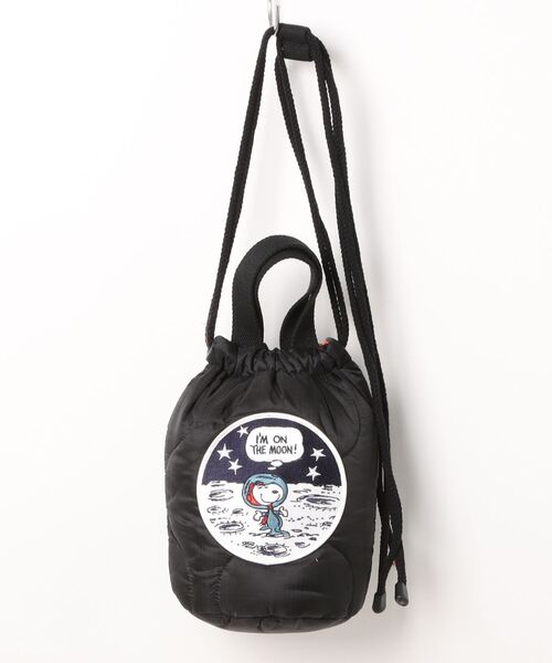 HOUSTON(ヒューストン)の「HOUSTON / PEANUTS EFFECT BAG(FLYING ACE/ASTRONATS) / 6886/6887(ショルダーバッグ・レディース・ベージュ系その他/ベージュ/ブラック/ブラック系その他・ONESIZE)」の15枚目の写真