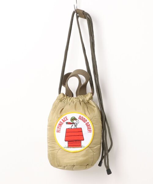 HOUSTON(ヒューストン)の「HOUSTON / PEANUTS EFFECT BAG(FLYING ACE/ASTRONATS) / 6886/6887(ショルダーバッグ・レディース・ベージュ系その他/ベージュ/ブラック/ブラック系その他・ONESIZE)」の16枚目の写真