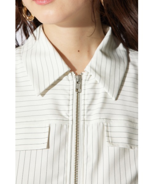 rienda（リエンダ）の「バストフレアミニワンピース 秋服（ワンピース・レディース・ライトブルー/ブラック/ベージュ系その他/ホワイト系その他・SMALL/MEDIUM）」の11枚目の写真