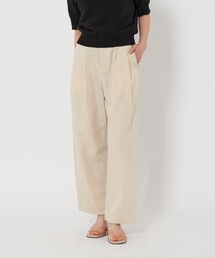 BEAUTY&YOUTH UNITED ARROWS | ポリエステルブレンド バックゴム タックワイドパンツ(その他パンツ)