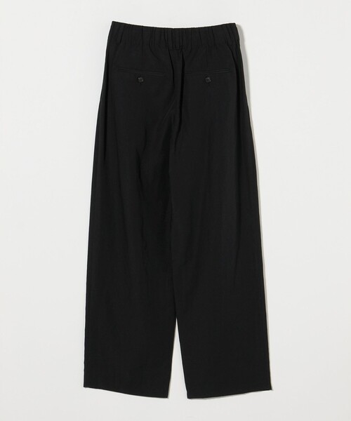 ポリエステルブレンド バックゴム タックワイドパンツ XS ポリエステルブレンド バックゴム タックワイドパンツ