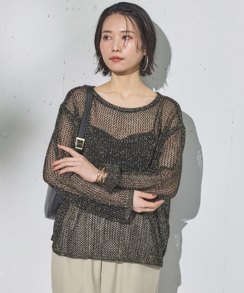 アパルトモン　 メッシュ　ニット　未使用‼️ Mesh Knit（ニット／セーター）｜L'Appartement（アパルトモン