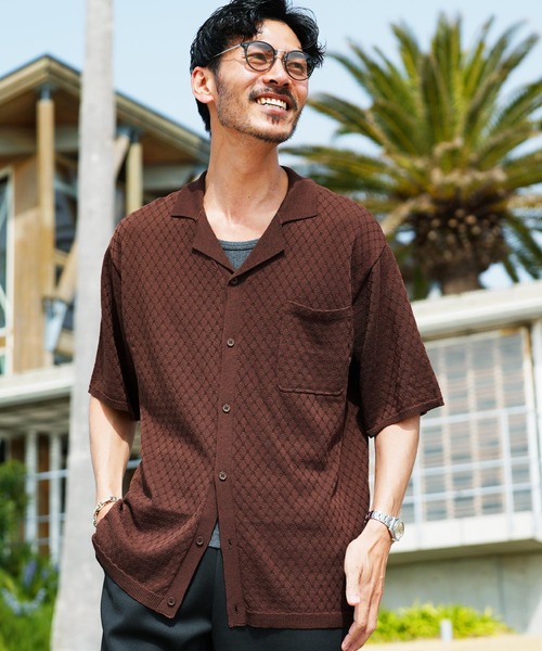 jiggys shop（ジギーズショップ）の「オープンカラー 半袖 サマー