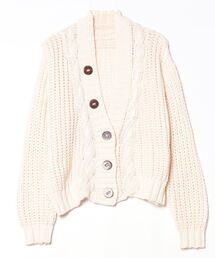 Her lip to ニット セーター Volume-Sleeve Glitter Knit Top