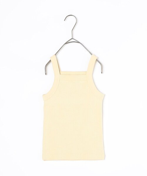 p.premier(ピードットプルミエ)の「シンプルリブキャミトップス(タンクトップ・キッズ・アイボリー/ネイビー/イエロー/ブラウン/グリーン/レッド・80/90/100/110/120/130/140)」の2枚目の写真