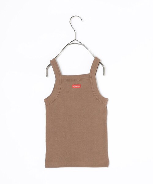 p.premier(ピードットプルミエ)の「シンプルリブキャミトップス(タンクトップ・キッズ・アイボリー/ネイビー/イエロー/ブラウン/グリーン/レッド・80/90/100/110/120/130/140)」の21枚目の写真