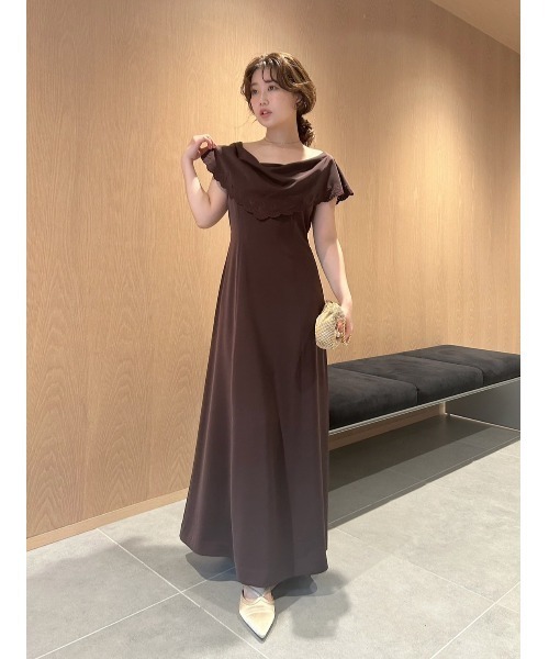 LILY BROWN（リリーブラウン）の「エンブロイダリードレープ