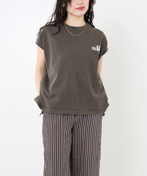 セール】【upper hights】フレンチスリーブロゴT-shirt-BIG NO