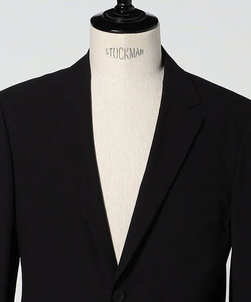 UNITED ARROWS 黒 COZYセットアップ UNITED ARROWS ジャケット テーラードジャケット ライトサッカー